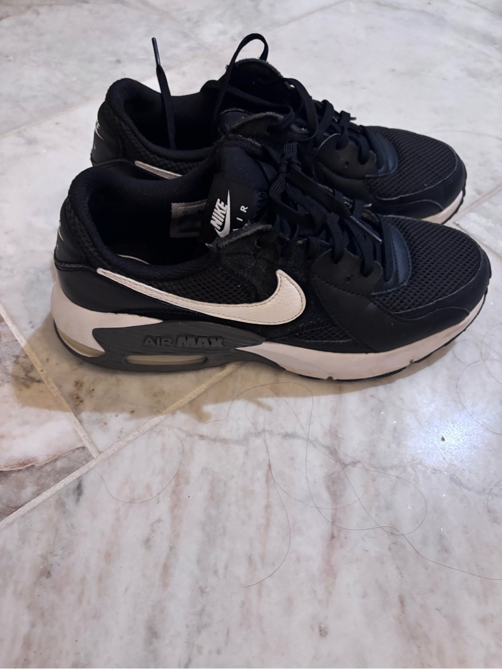 Nike Black and White Air Max Trainer Sneakers